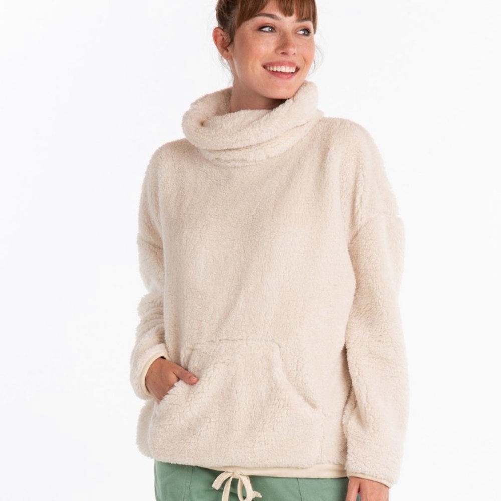 Carve Designs Riley Cowl Fleece Pullover